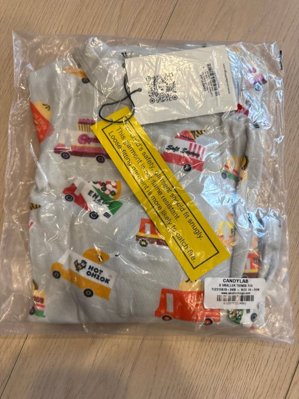 CANDYLAB Pajamas 18-24M Gray